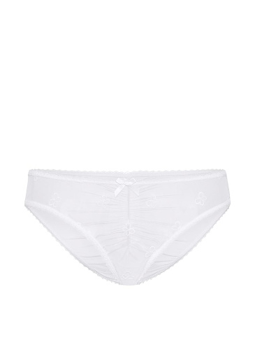 Butterfly Embroidery Mesh Bikini Panty