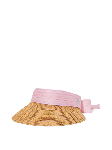 Straw Scarf Sun Visor