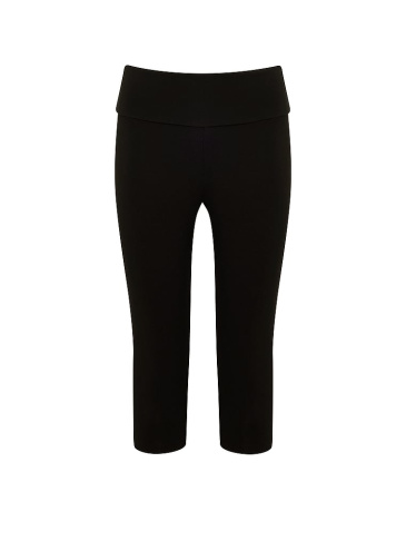 Cotton Foldover Capri Legging