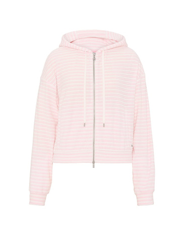 Micro Terry Full-Zip Hoodie