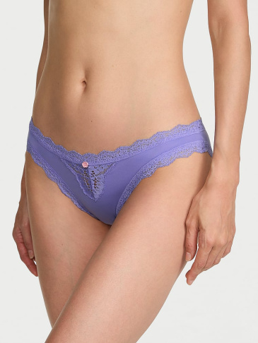 Bikini nohavičky s čipkovaným lemom