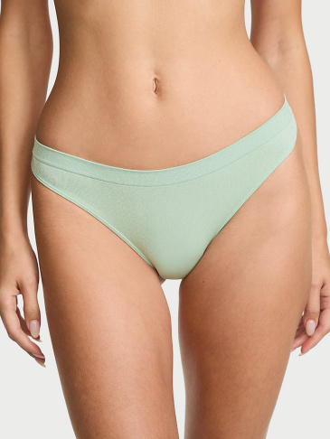 Seamless Shimmer Thong Panty