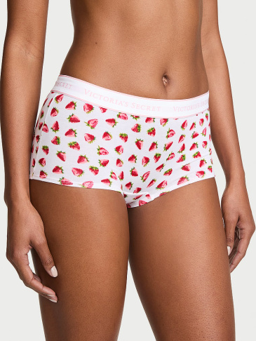 Bavlnené boyshort nohavičky s logom