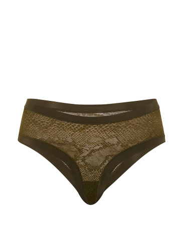 No-Show Snake Mesh Cheeky Panty