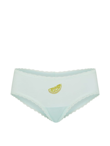 Cotton Lace-Waist Cheeky Panty