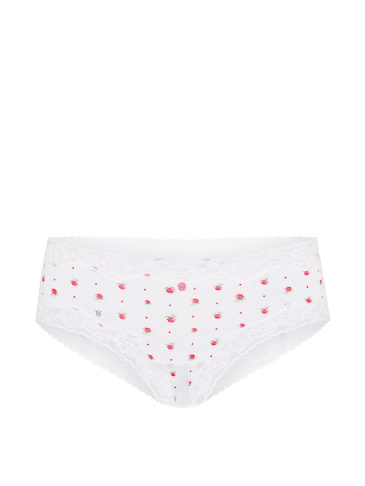 Cotton Lace-Waist Cheeky Panty