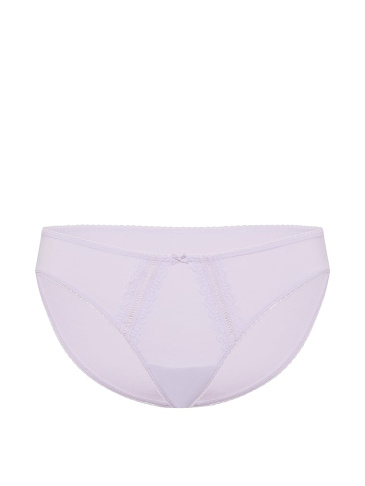 Cotton Lace-Trim Bikini Panty