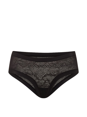 No-Show Snake Mesh Cheeky Panty