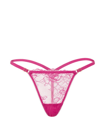 Rose Lace Adjustable V-String Panty