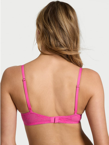 Čipkovaná Push-Up Podprsenka Rose