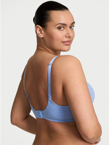 Push-up podprsenka Perfect Shape s bavlneným logom a kovovými detailmi