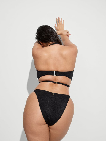 Archívny Sexy Push-up Bikini top s Výrezmi a Pásikmi