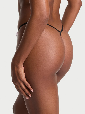 V-String nohavičky s výšivkou vistérie