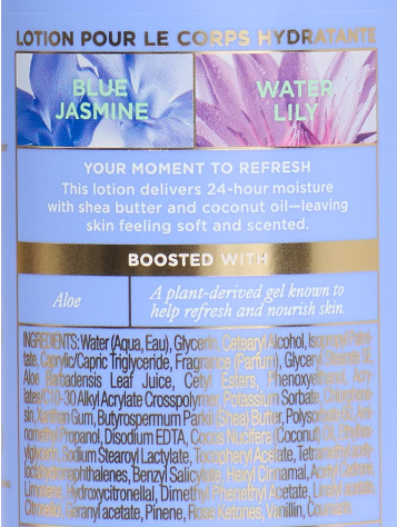 Hydratačné telové mlieko Blue Jasmine Water Lily 296 ml