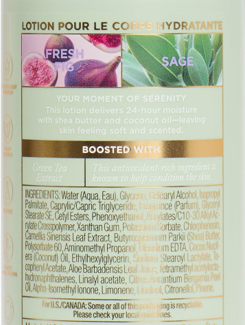 Hydratačné telové mlieko Fresh Fig Sage 296 ml