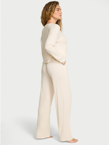 Modal Wide-Rib Long Lounge Set