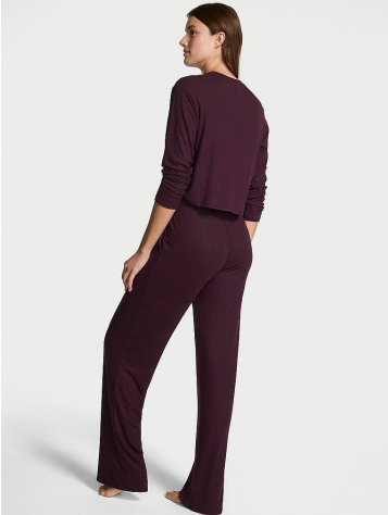 Modal Wide-Rib Long Lounge Set