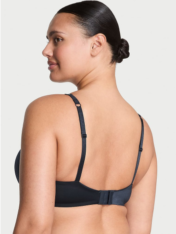 Electric Orchid Push-Up Podprsenka So Lesklými Ramienkami