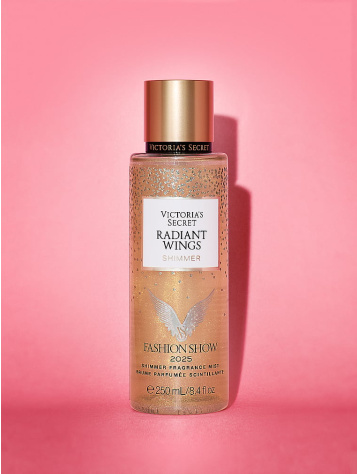Trblietavá Telová Hmla Radiant Wings 250 ml