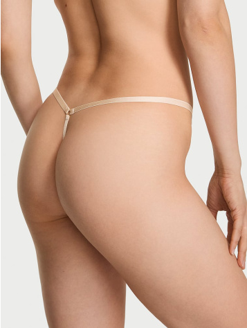 Nastaviteľné V‑String Nohavičky S Kovovými Detailmi