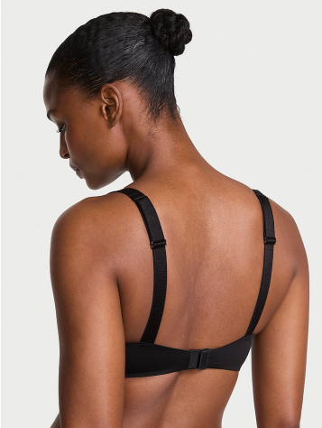 Podprsenka Demi s Lesklými Ramienkami, Jemne Vystužená, Nízky Strih