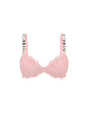 Bombshell Add-2-Cups  Push-Up Podprsenka, Remienok so Leskom