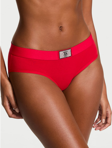 Logo Cotton Shine Patch Nohavičky Hiphugger