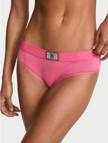 Logo Cotton Shine Patch Nohavičky Hiphugger