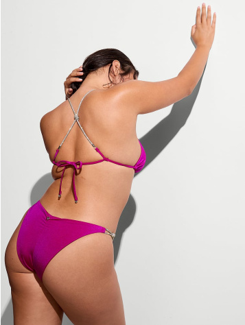 Trojuholníkový Bikini Top Shine S Lankom