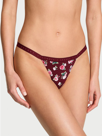 V‑String Nohavičky Z Pružnej Bavlny