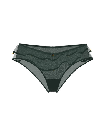 Jingle Belle Ruffled Mesh Cheeky Panty
