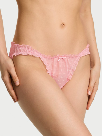 Šifónové Bikini Nohavičky S Motívom Srdiečok