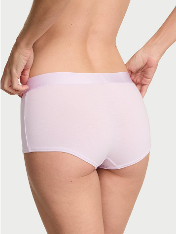 Logo Bavlnené Boyshort Nohavičky So Srdiečkovým Shine Patch
