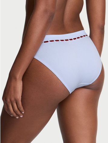 Seamless Bikini Nohavičky S Pásikovým Prepletaním