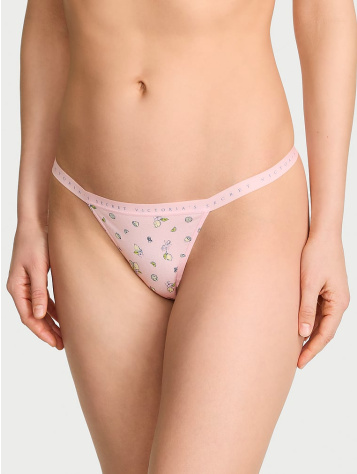 Elastické bavlnené tanga V-String