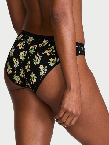 Pružné bavlnené bikini nohavičky