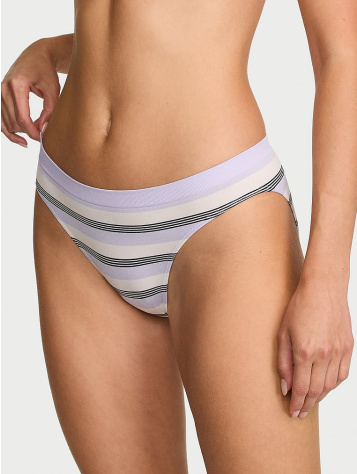 Bezšvové pruhované bikini nohavičky