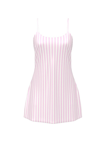 Saténová Mini Košieľka Heritage Stripe