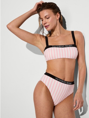 Essential Logo bandeau plavkový top