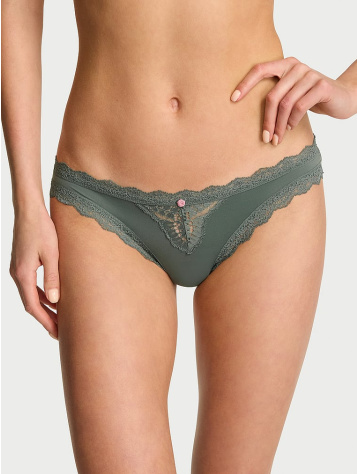 Lace-Trim Bikini Panty