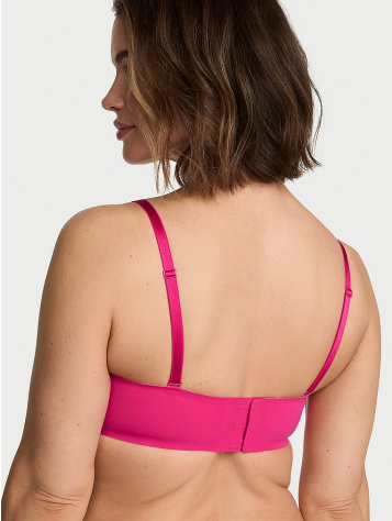 Bezdrôtová push-up bandeau bezramienková podprsenka