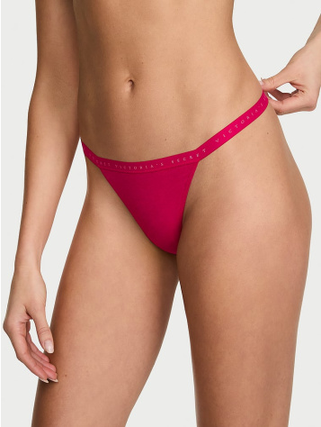 Elastické bavlnené V-string nohavičky