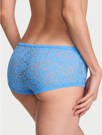 Čipkované nízkopásové boyshort nohavičky