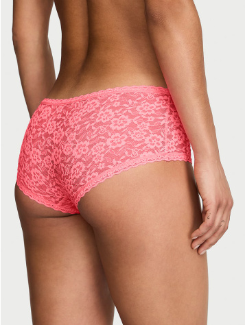 Čipkované nízkopásové boyshort nohavičky