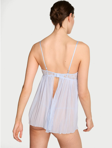 Čipkovaná plisovaná babydoll súprava „Dare to Dream“