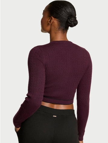 Luxe Cable‑Knit Kardigán