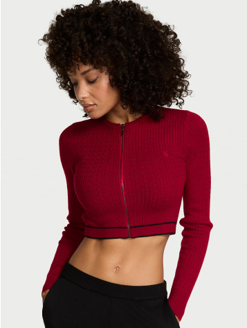 Luxe Cable‑Knit Kardigán