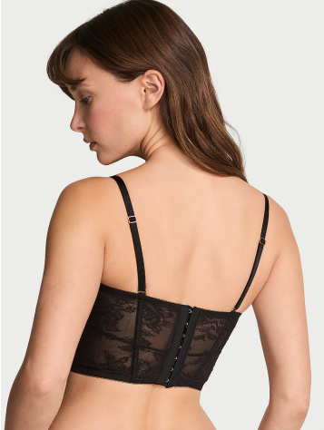 Rose Lace Strapless Corset Top