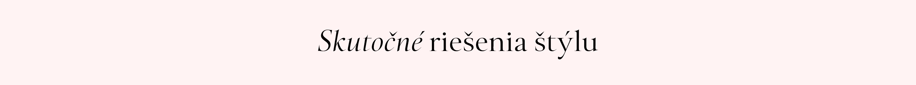 Real style soulution black text on a pale baby pink background